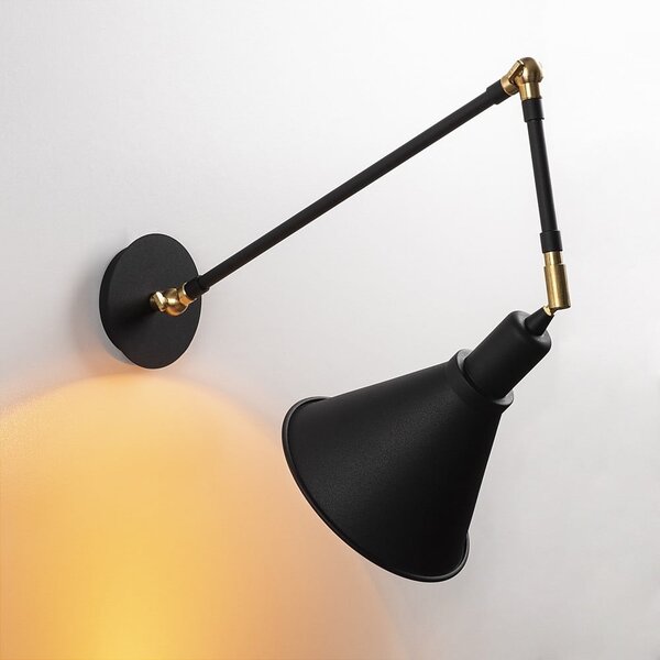 Lampada da parete nera ø 20 cm Chicago – Opviq lights