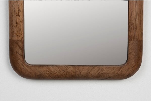 Specchio da parete con cornice in legno 26x120 cm Nyko - White Label