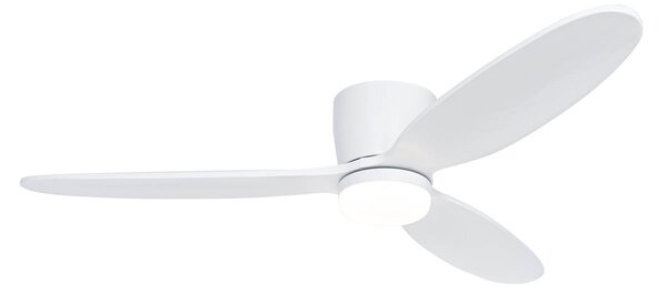 Ventilatore da soffitto smart bianco 132 cm con LED dimmerabile in Kelvin con telecomando - Sofio