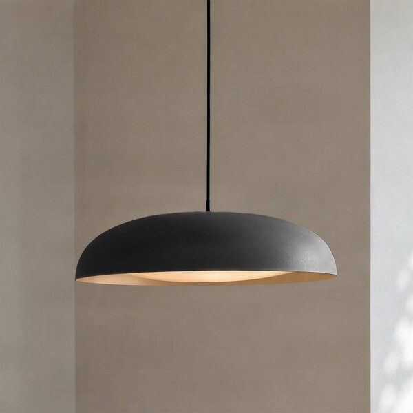 Lampada a sospensione Florie Lindby, Nero, Soggiorno / Sala da pranzo, Metallo, Moderno, Lampada a sospensione