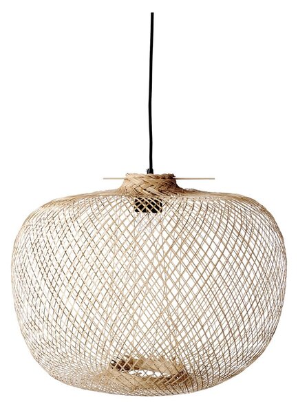 Lampadario a sospensione colore naturale con paralume in bambù ø 42 cm Rodi - Bloomingville