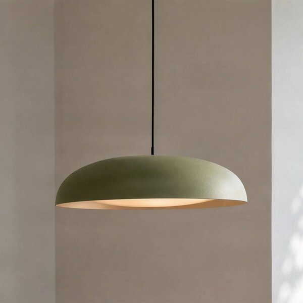 Lampada a sospensione Florie Lindby, Verde, Soggiorno / Sala da pranzo, Metallo, Moderno, Lampada a sospensione