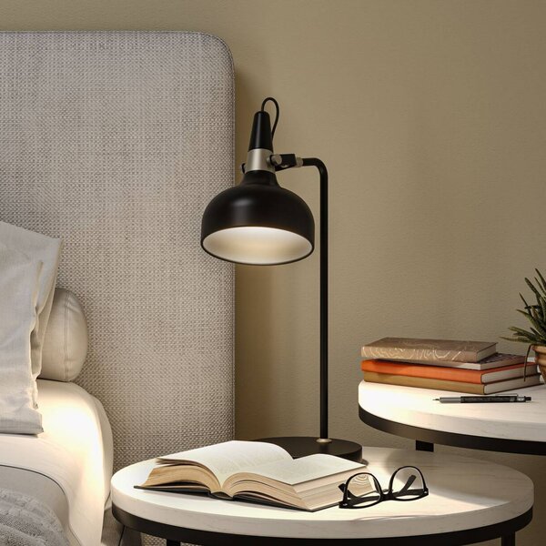 Paulmann Lampada da tavolo Juna STYLE, Nero, Soggiorno / Sala da pranzo, Metallo, Moderno, Lampada da tavolo