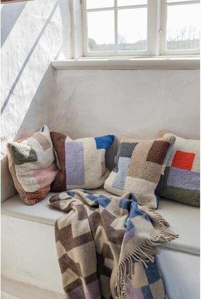 Federa decorativa in cotone 50x50 cm Brick – Mette Ditmer Denmark