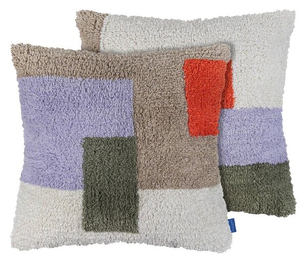 Federa decorativa in cotone 50x50 cm Brick – Mette Ditmer Denmark