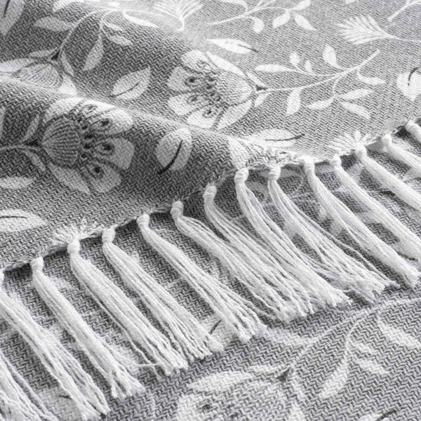 Coperta grigia 125x150 cm Flavie – douceur d'intérieur
