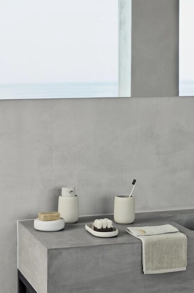 Portasapone in ceramica crema Sono - Blomus