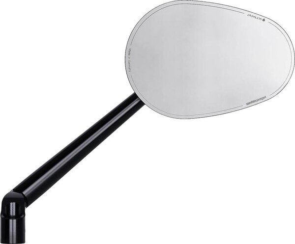Motogadget Mo-view Club 110 Ece 1'' Specchio retrovisore trasparente Trasparente Taglia Unica