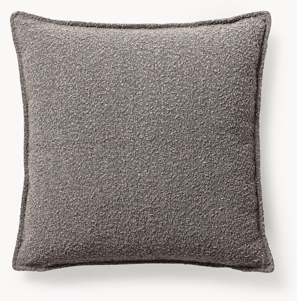 Cuscino decorativo grande in bouclé Lennon, 70 x 70 cm
