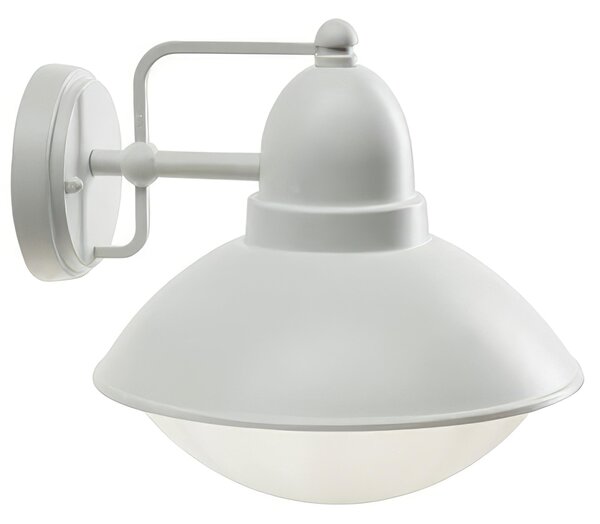 Applique Struttura in pressofusione di alluminio ITACA APPLIQUE IN BASSO MEDIA E27 Dimensioni 22,5x25xh 22 cm Controbase e accessori per il fissaggio colore BIANCO