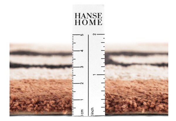 Tappeto per bambini marrone in cotone lavabile/tessuto a mano 101x120 cm Snuggle Benni – Hanse Home