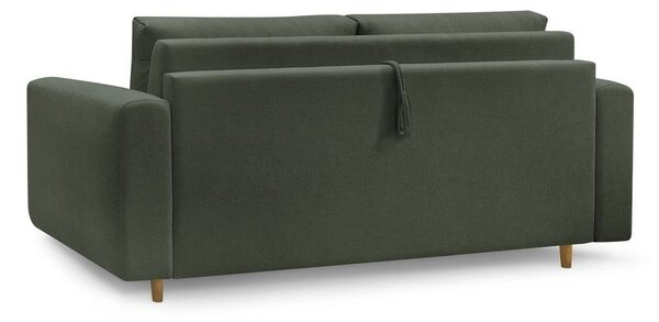 Divano verde per il riposo quotidiano/allungabile 220 cm Cocoone – Bobochic Paris