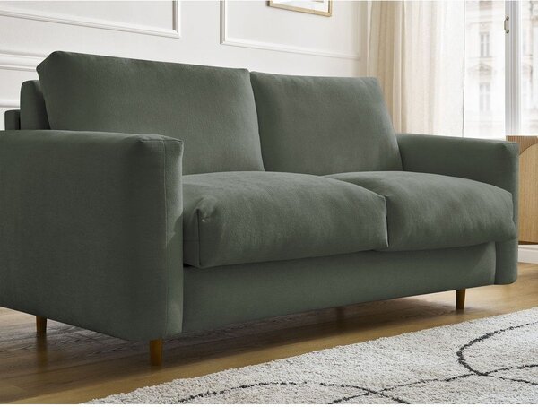 Divano verde per il riposo quotidiano/allungabile 220 cm Cocoone – Bobochic Paris