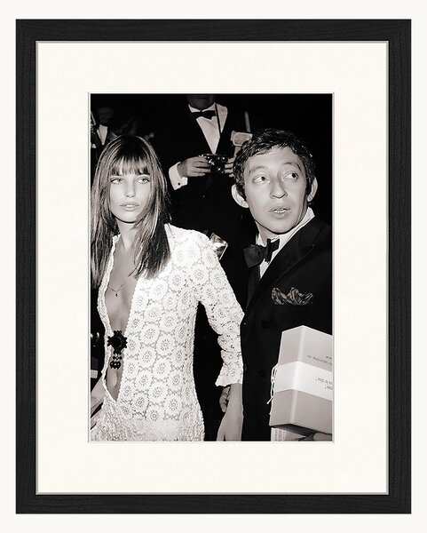 Fotografia incorniciata Serge Gainsbourg & Jane Birkin