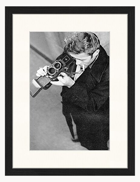 Foto incorniciata James Dean with Camera