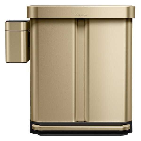 Bidone per l'umido oro opaco 4 l – simplehuman