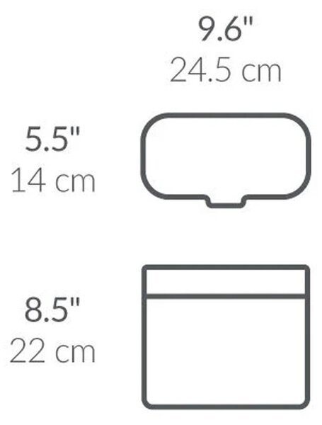 Bidone per l'umido oro opaco 4 l – simplehuman