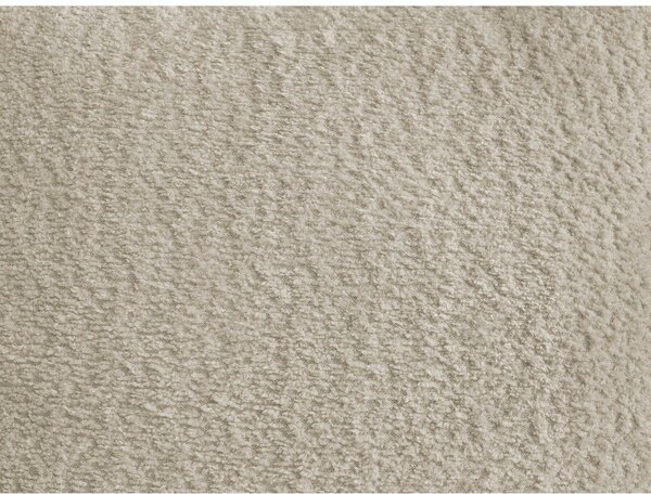 Divano angolare beige allungabile/con contenitore (con penisola a sinistra/con chaise lounge) con rivestimento in bouclé Montaigne – Bobochic Paris