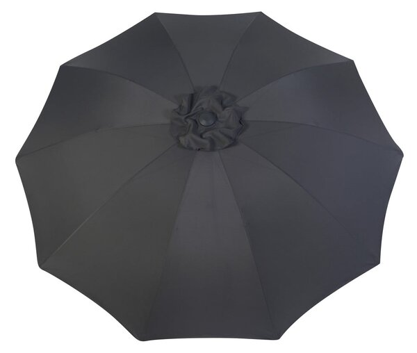 Ombrellone grigio scuro ø 270 cm Roja - Rojaplast