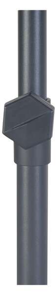 Ombrellone grigio scuro ø 270 cm Roja - Rojaplast