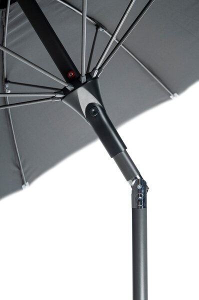 Ombrellone grigio scuro ø 270 cm Roja - Rojaplast