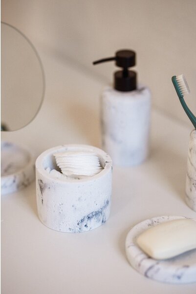 Dispenser per sapone bianco in poliresina 250 ml Suds – S|P Collection