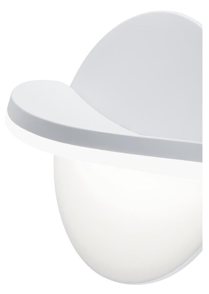 Applique orientabile in alluminio pressofuso ESCORT APP. ORIENTABILE 16W LED 4000K Dimensioni 18x13xh 13 cm Diffusore in termoplastico opalino colore GRAFITE