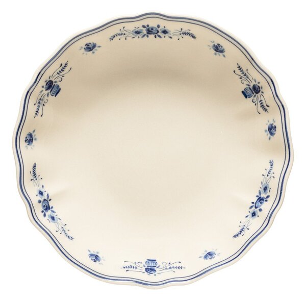 Piatto da portata blu/beige in gres ø 23 cm Vila – Costa Nova
