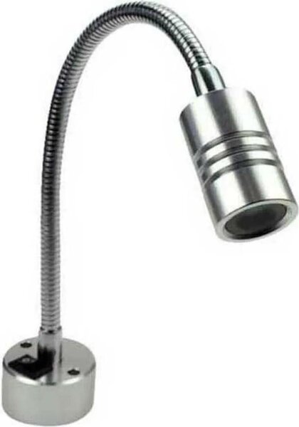 Talamex Lampada da lettura a led flessibile Argento 100 lumen Argento 100 lumen