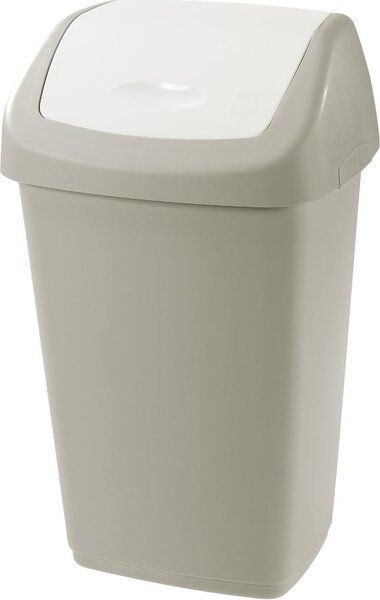 Tontarelli Pattumiera con Coperchio basculante AURORA Tortora 9 Litri - 8101386ACE