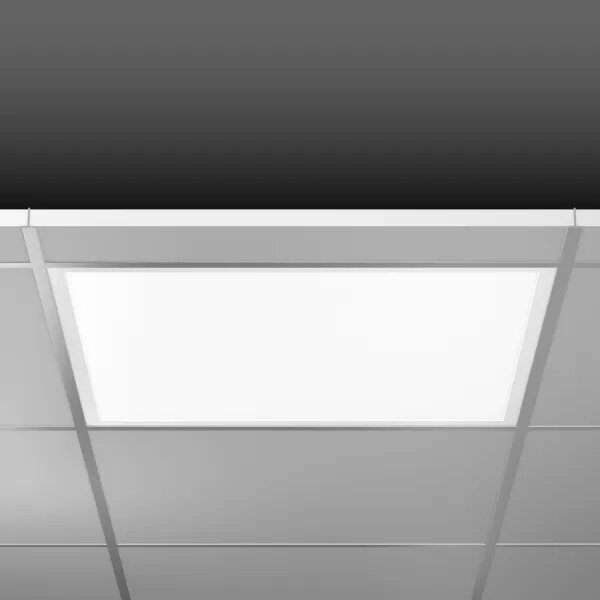 RZB Sidelite ECO, 29 W, 3700 lm, 840, bianco, faretti da incasso a soffitto, L 595 P 595, EB, 8 h, illuminazione di emergenza 180 lm, autotest automatico 672357.002.1