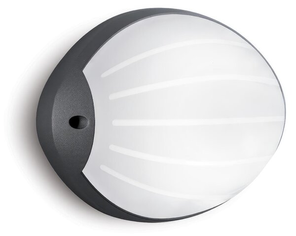 Applique in alluminio pressofuso di alta qualit� COCO APPLIQUE APERTA 7W LED 4000K Dimensioni 23x9,1xh 17 cm Diffusore in termoplastico opalino colore BIANCO
