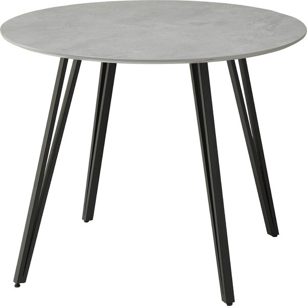 Tavolo da pranzo Floris Ø 80 cm effetto pietra