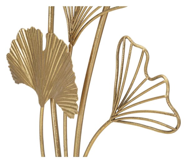 Scultura in metallo in metallo LEAF Dimensioni 26x11,5x44,5 cm - stile glamour! Dorato
