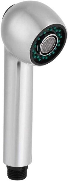Rubinetto da cucina universale con doccetta estraibile, G1/2", rubinetto a 2 funzioni per bagno, WC e cucina, color argento