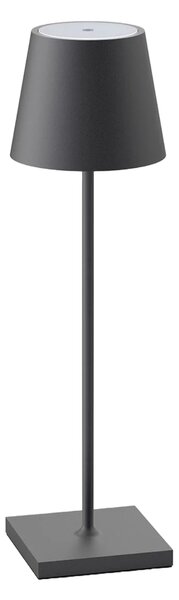 Sigor lampada da tavolo ricaricabile NUINDIE USB-C 380mm nero notte