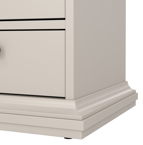 Comodino color crema Paris – Tvilum