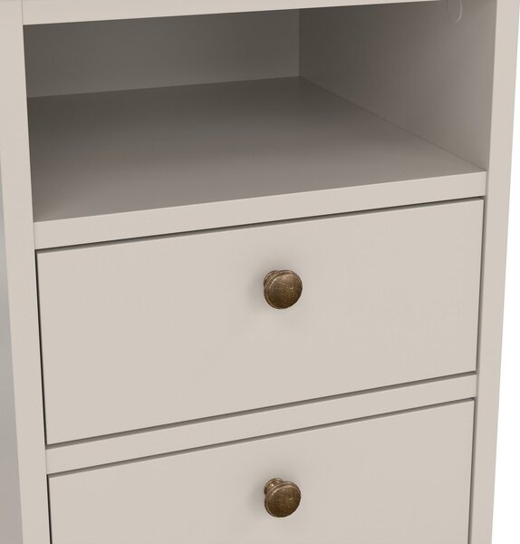 Comodino color crema Paris – Tvilum