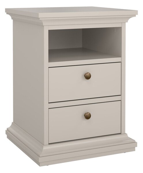 Comodino color crema Paris – Tvilum