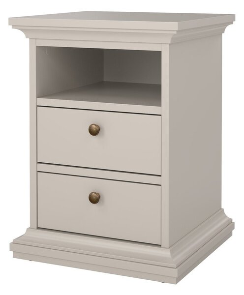 Comodino color crema Paris – Tvilum
