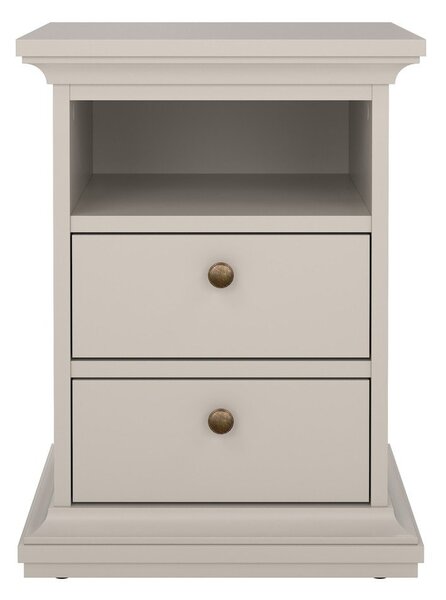Comodino color crema Paris – Tvilum