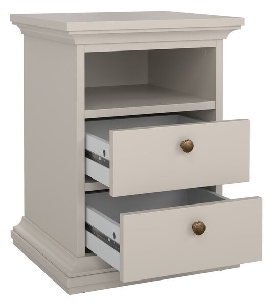 Comodino color crema Paris – Tvilum