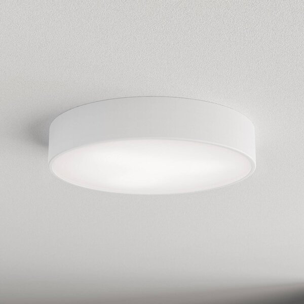 Plafoniera Cleo 400 TEMAR LIGHTING, dimmerabile, Bianco / Opale, Soggiorno / Sala da pranzo, Metallo, Moderno, Plafoniera