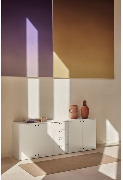 Credenza color crema 197x80x40 cm Wally – Teulat