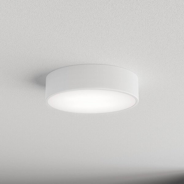 Plafoniera Cleo 300 TEMAR LIGHTING, dimmerabile, Bianco / Opale, Soggiorno / Sala da pranzo, Metallo, Moderno, Plafoniera