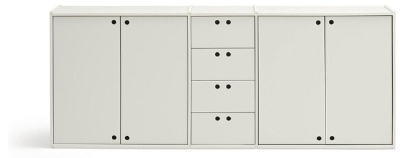 Credenza color crema 197x80x40 cm Wally – Teulat