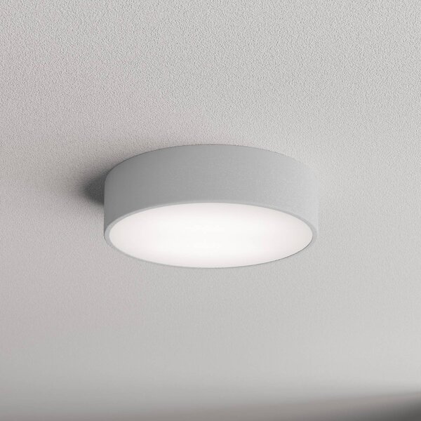 Plafoniera soffitto Cleo 300 TEMAR LIGHTING, dimmerabile, Alluminio / Grigio / Zincato, Soggiorno / Sala da pranzo, Metallo, Moderno, Plafoniera