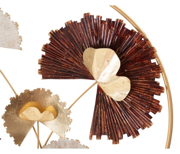 Pannello decorativo 3D da parete composto da una serie di rami con foglie ,REDDY ROUND , � 61X5,7 cm peso 1,0100 kg impreziositi da rami e foglie