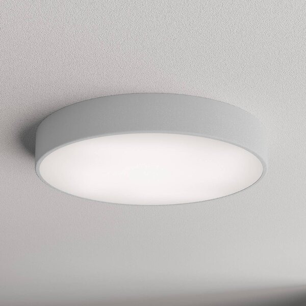 Plafoniera con sensore di movimento Cleo 500 TEMAR LIGHTING, Alluminio / Grigio / Zincato, Corridoio, Metallo, Moderno, Plafoniera