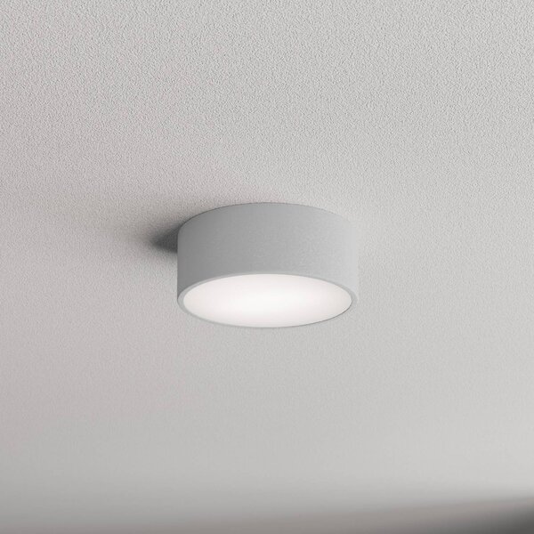 Plafoniera con sensore di movimento Cleo 200 TEMAR LIGHTING, Alluminio / Grigio / Zincato, Corridoio, Metallo, Moderno, Plafoniera